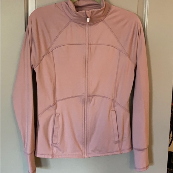 pink athletic jacket